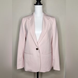 J.Crew factory $198 One Button Blazer Sunwashed Pink Size 6 BO599